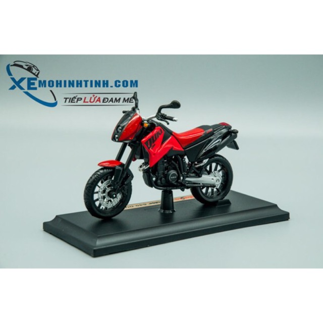 Xe Mô Hình Ktm 640 Duke Ii 1:18 Maisto (Đỏ)