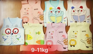 Combo 3 Áo gile nỉ bông cho bé