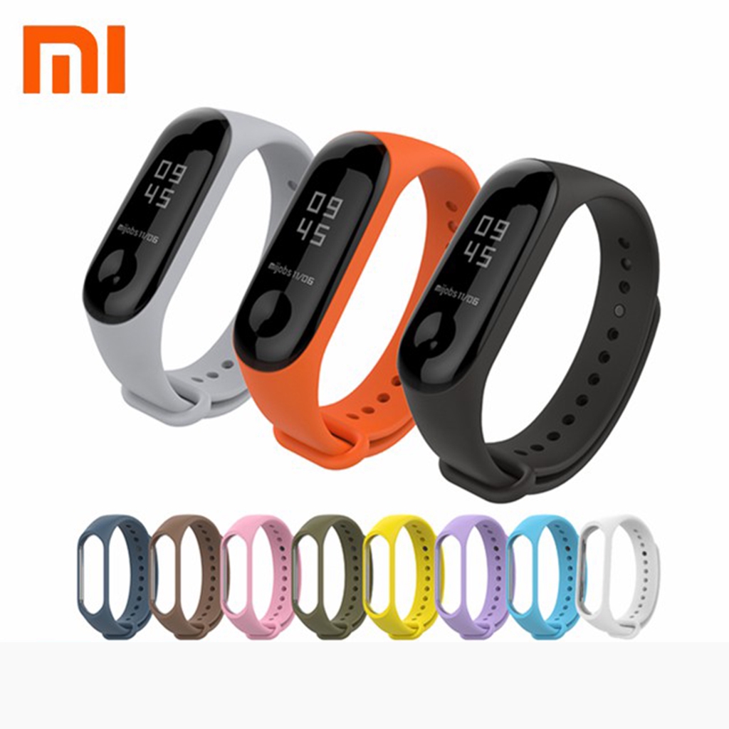 1 Dây Đeo Silicone Thay Thế Cho Đồng Hồ Thông Minh XiaoMi Mi Band 4 3 4 3 Mi Band 4 3 M3 M4