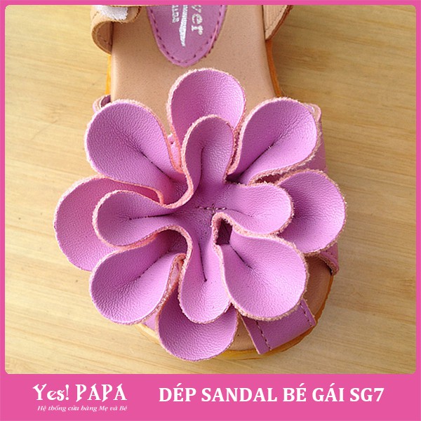 Sandal đính hoa cho bé gái SG7 | Giày dép bé gái