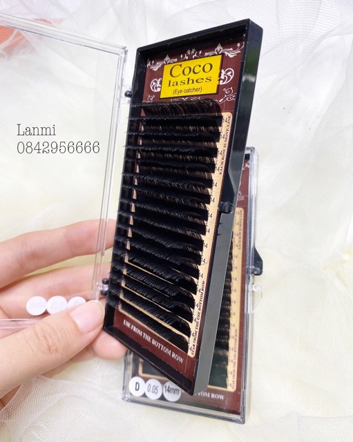 Mi sợi coco 0.07 đen mềm siêu mướt siêu bắt keo