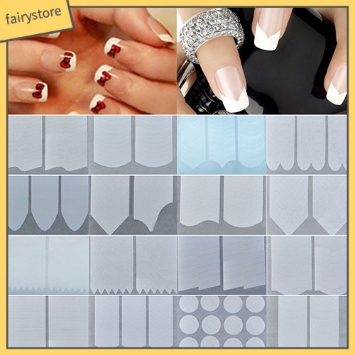 Set 18 miếng dán tạo mẫu trang trí móng xinh xắn