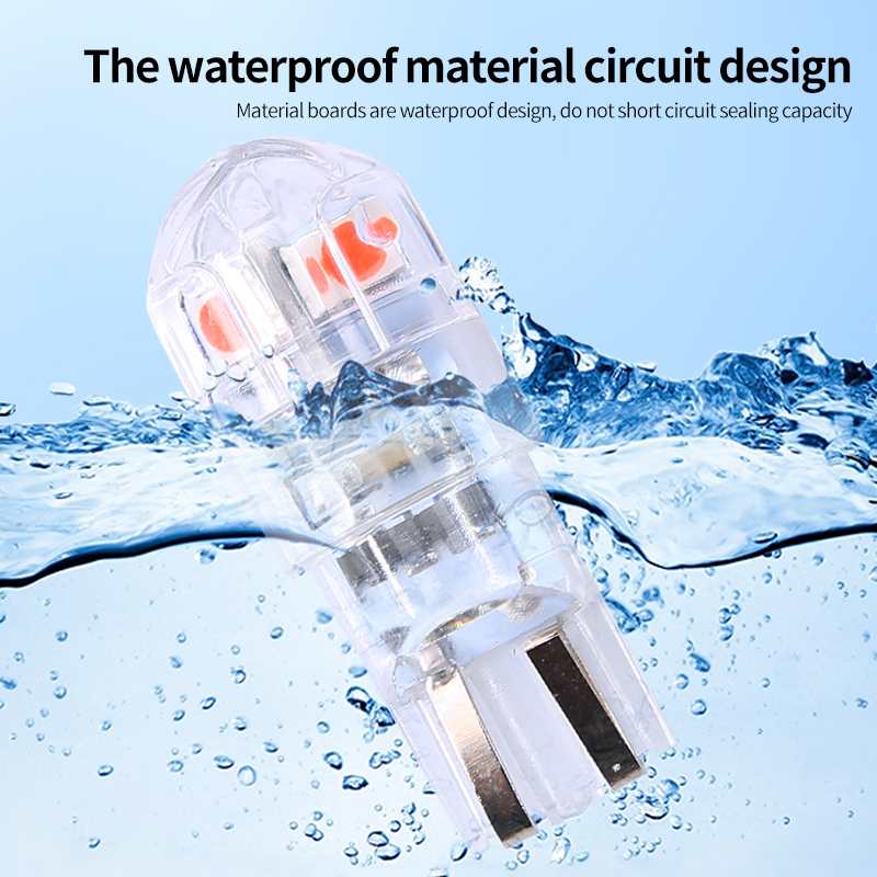 Đèn Led T10 W5W 168 3030 8 Bóng 2021 Gắn Biển Số Xe Hơi Tiện Dụng