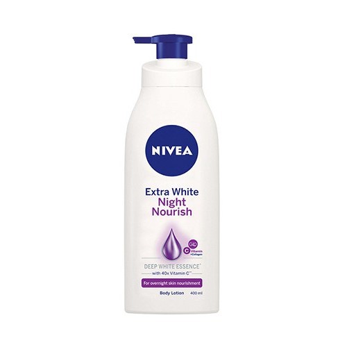 🌹Sữa dưỡng thể Nivea Extra White Night Nourish 400ml