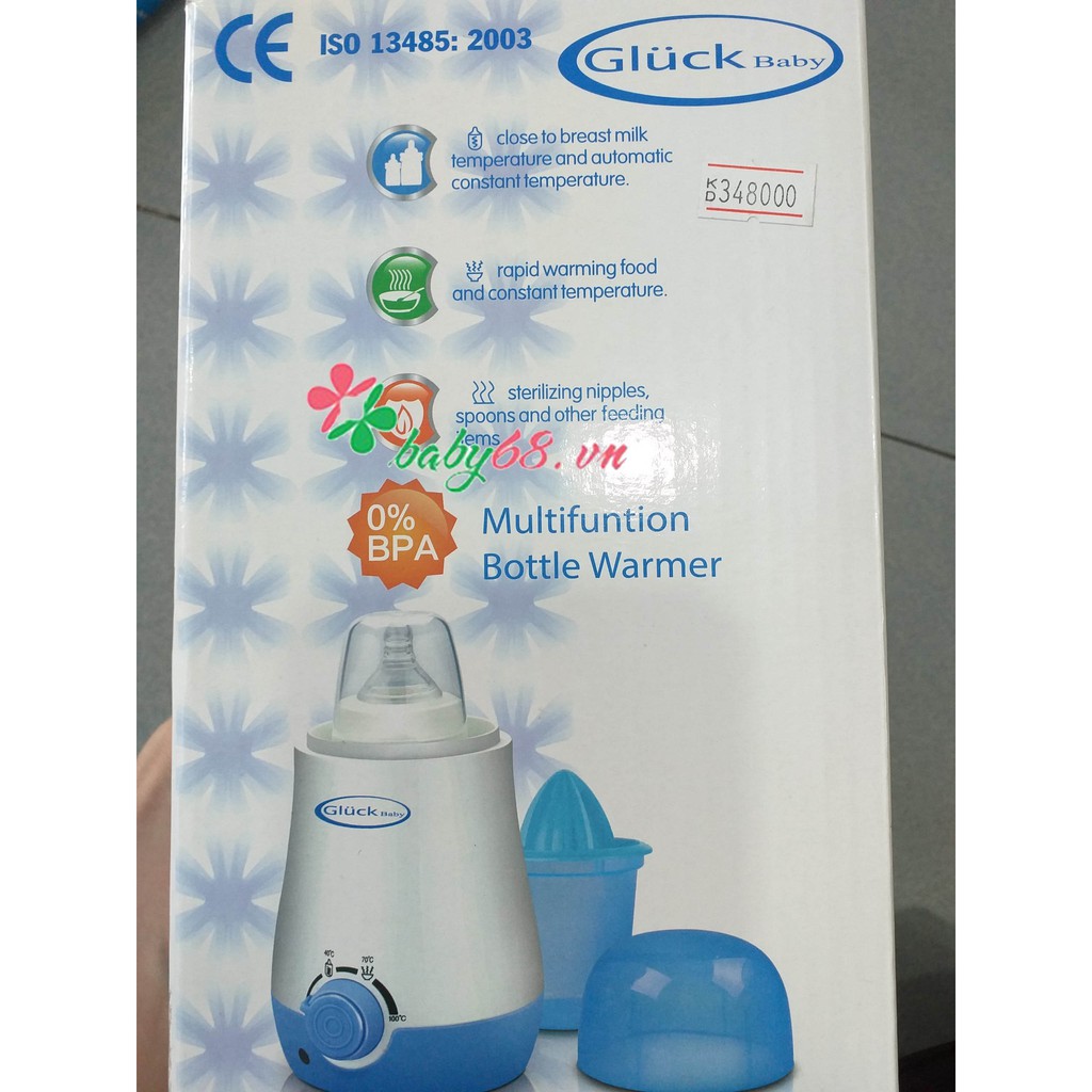 Máy hâm sữa Gluck - Đức GN06 cho bé