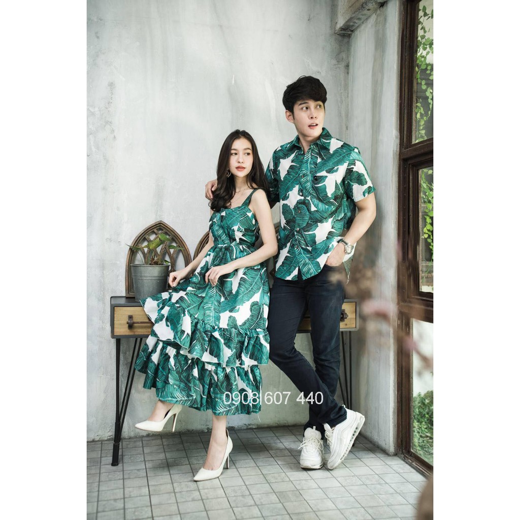 Đồ đôi nam nữ, Set áo váy đôi chụp ảnh cưới, Đồ couple đi biển