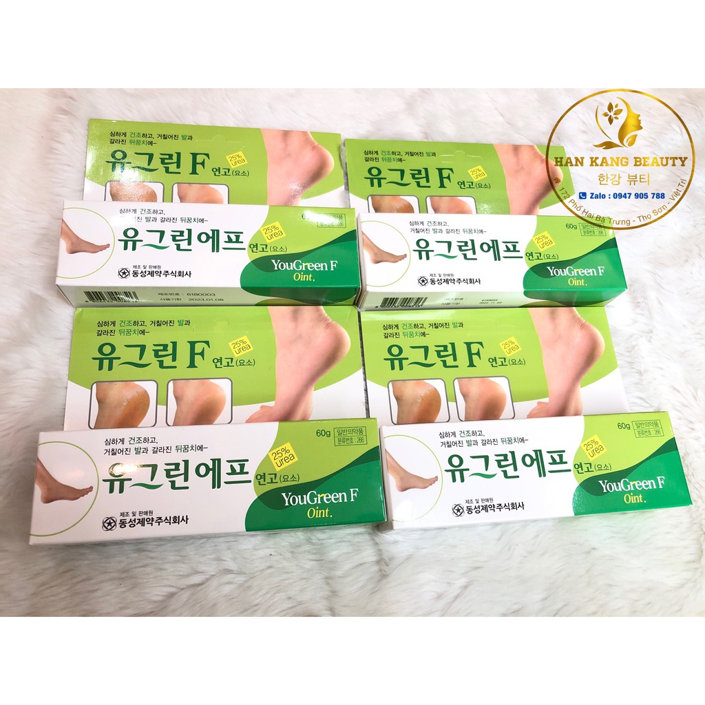 Kem trị nứt gót chân Hàn quốc YouGreen F Oint