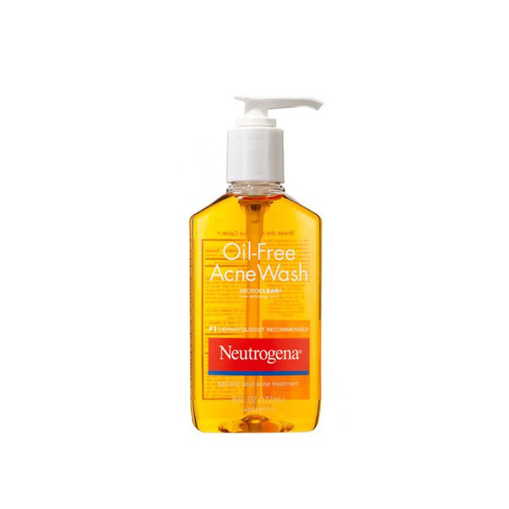 Sữa Rửa Mặt Neutrogena Oil- Free Acne Wash- 177ml.