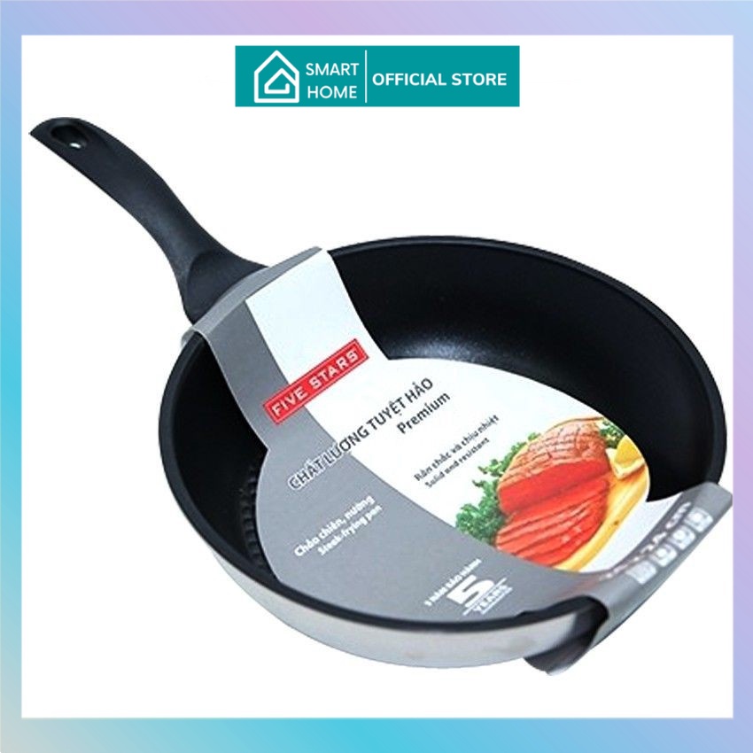 Chảo chống dính 3 đáy inox 430 Fivestar Standard ( 16cm/20cm/22cm/24cm/26cm/28cm/30cm/32cm)