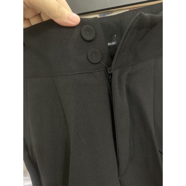 QUẦN TÂY LƯNG CAO 2 NÚT BỌC