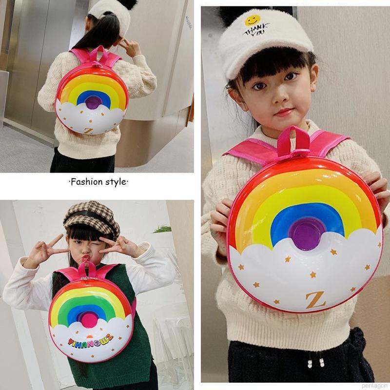 Balo vỏ cứng họa tiết hoạt hình dễ thương cho bé mẫu giáo