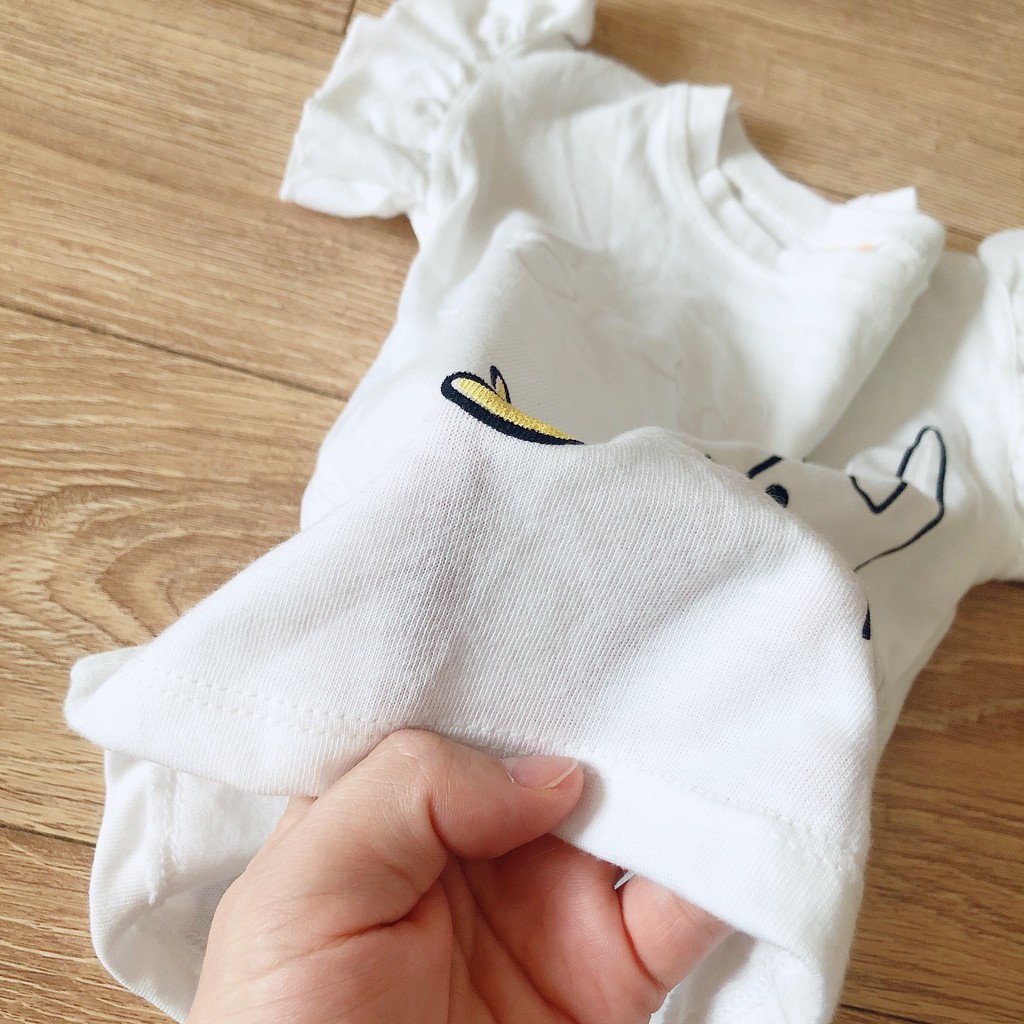 (8-18kg) Áo tay bèo cho bé gái, áo tai thỏ cho bé gái,áo phông cho bé gái chất cotton giãn 4 chiều CiZi.shop