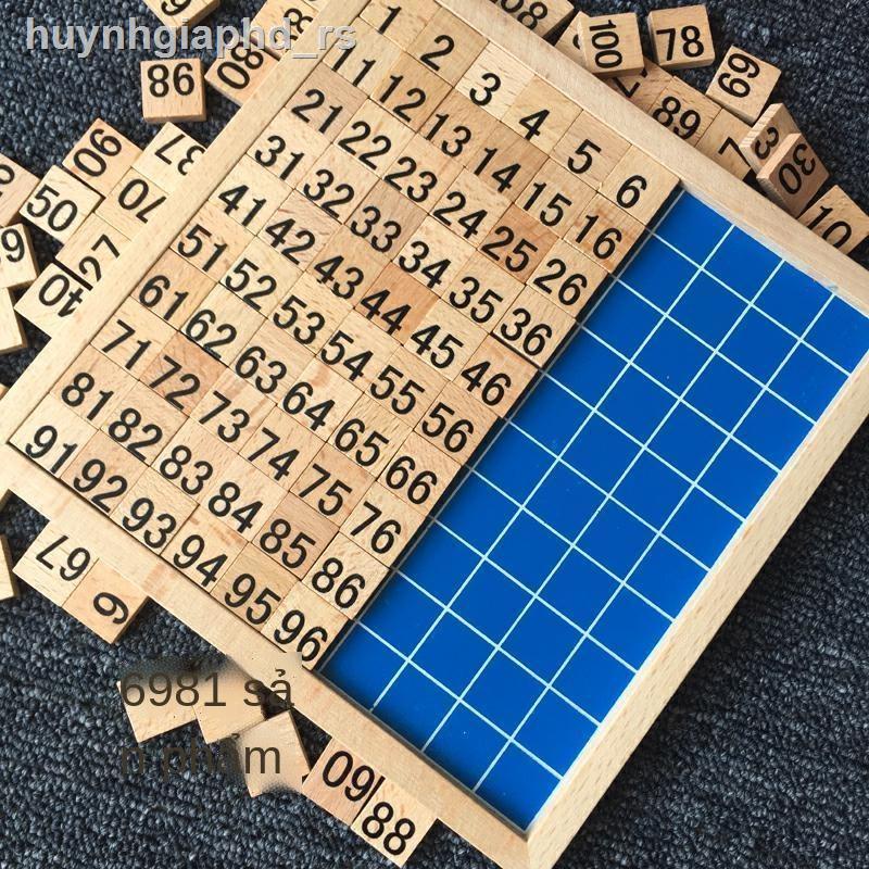 ▽▬✴Digital Huarong Road 100 viên đồ chơi giáo dục trẻ em 11 tuổi học sinh tiểu thứ hai lớp 8 tỷ lệ trượt gỗ