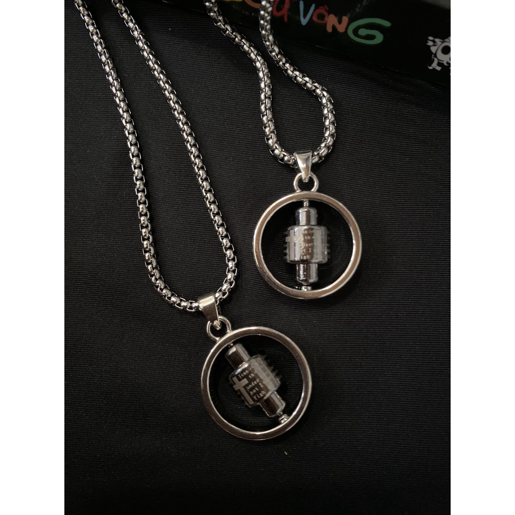 Dây chuyền thép Titan không gỉ mặt Con Lắc ULa Shop phong cách Hàn Quốc new arrival Hiphop