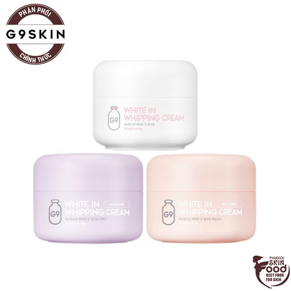 [Mã COS1904 giảm 8% đơn 300K] [ Mini 15g ] Kem Dưỡng Trắng G9Skin White In Whipping Cream | BigBuy360 - bigbuy360.vn