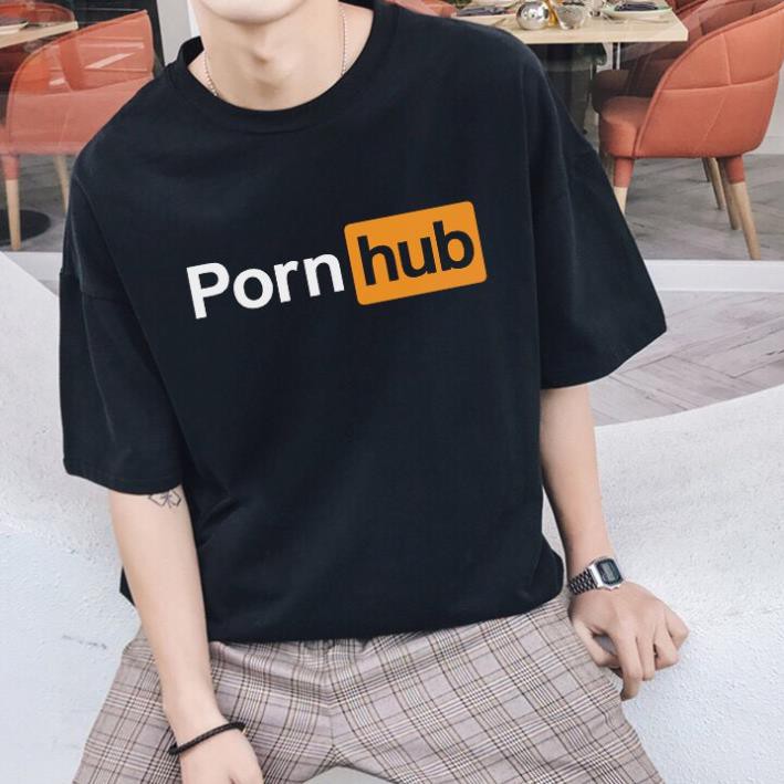 GIÁ SỈ Áo thun unisex in logo Pornhub cỡ lớn