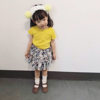 Áo phông trơn cho bé gái