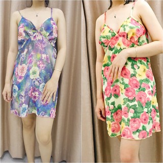 Bộ ngủ phi lụa mềm, mịn, mát - Ren hoa đẹp xịn