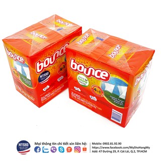Khăn giấy giặt thơm bounce 160 tờ của mỹ