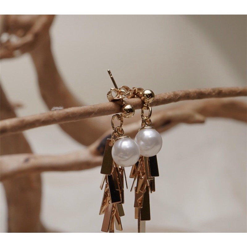 Bông Tai Nữ Cao Cấp ERA SHOP 078495 - Thanh Tua Rua Châu Độc Đáo, Sang Trọng, Phù Hợp Đi Tiệc, Đi Chơi, Siêu Rẻ Đẹp