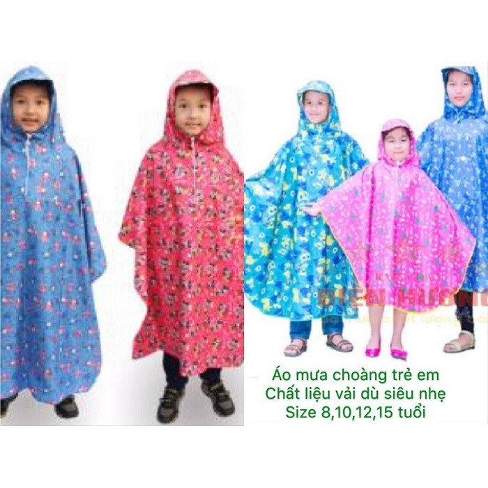 Áo mưa choàng trẻ em