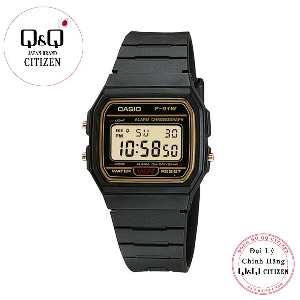 Đồng hồ nam Casio F-91WG-9QDF dây nhựa