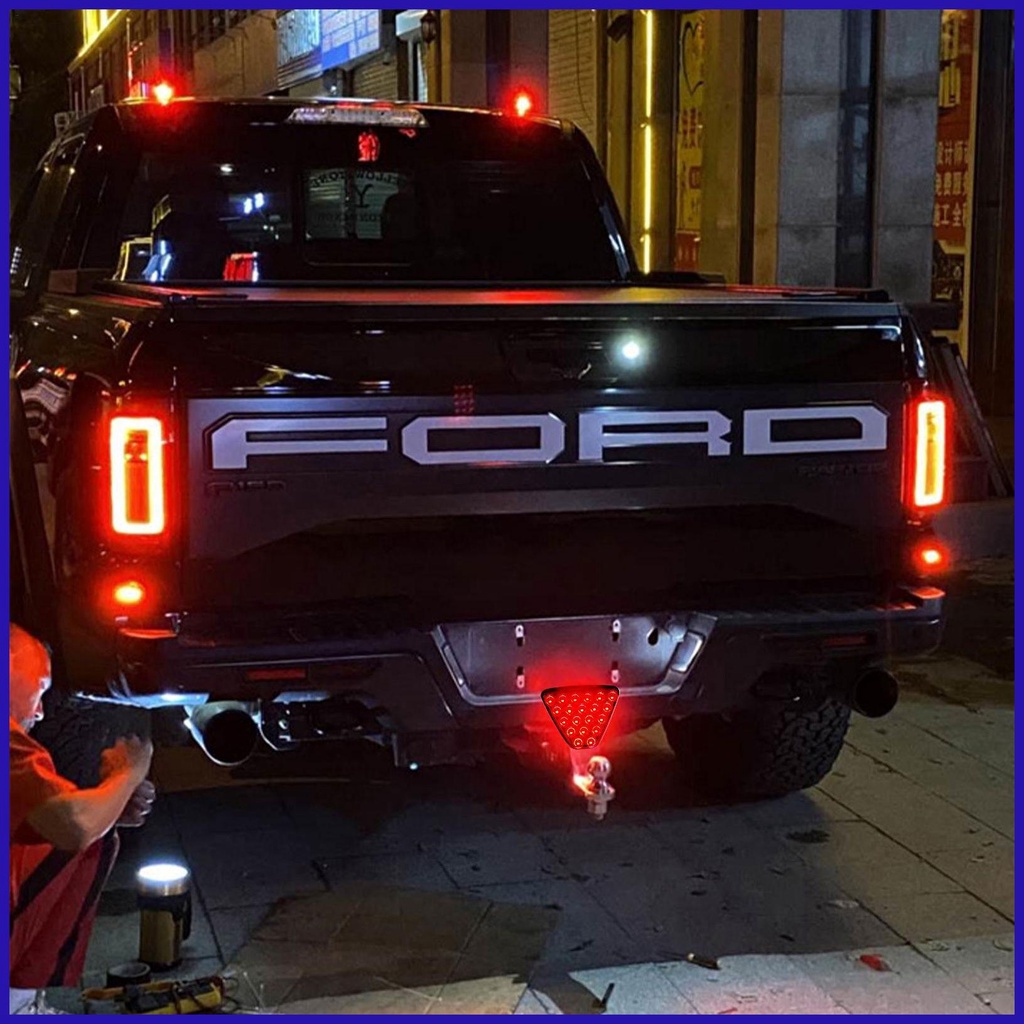 Đèn LED Cảnh Báo Hình Tam Giác 12V F1 Chống Va Chạm Gắn Đuôi Xe Hơi