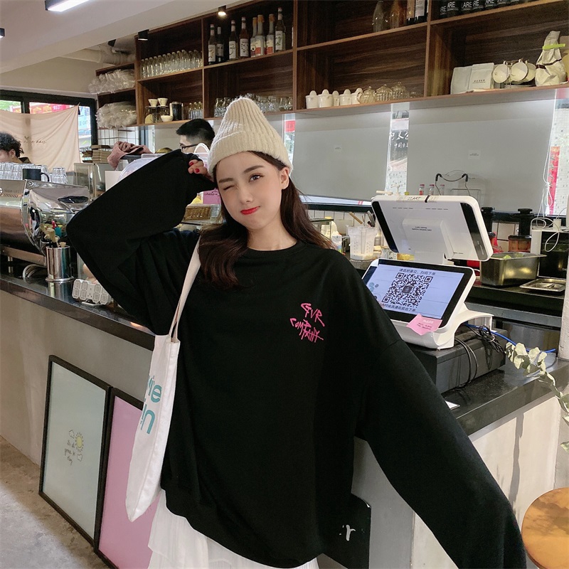 áo nỉ  sweater phong cách Hàn Quốc dài tay nữ ulzzang Cao Cấp | BigBuy360 - bigbuy360.vn