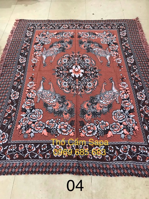 Chăn Ga Thảm Thổ Cẩm loại 1 dày rộng nhất