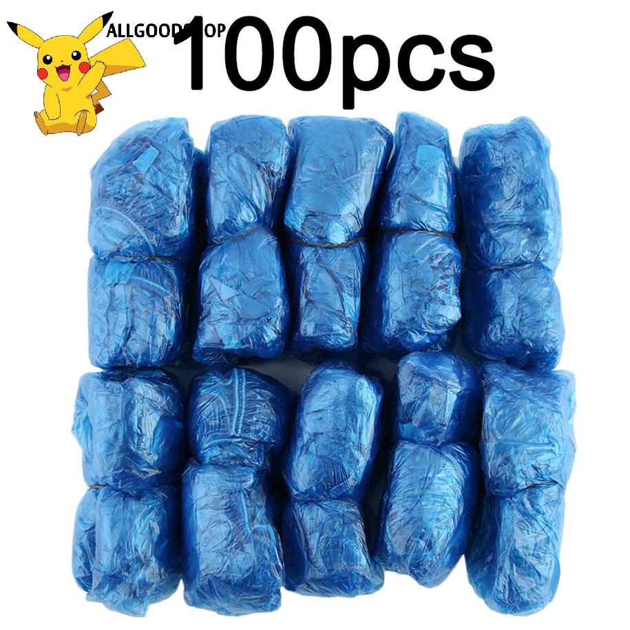 Set 100 bao nhựa bọc giày phân hủy được chống thấm nước khi đi mưa | BigBuy360 - bigbuy360.vn