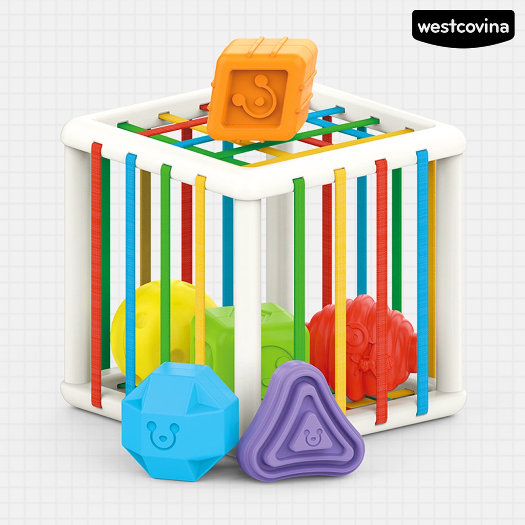 1 Bộ Đồ Chơi Khối Lập Phương Nhiều Màu Sắc Bắt Mắt