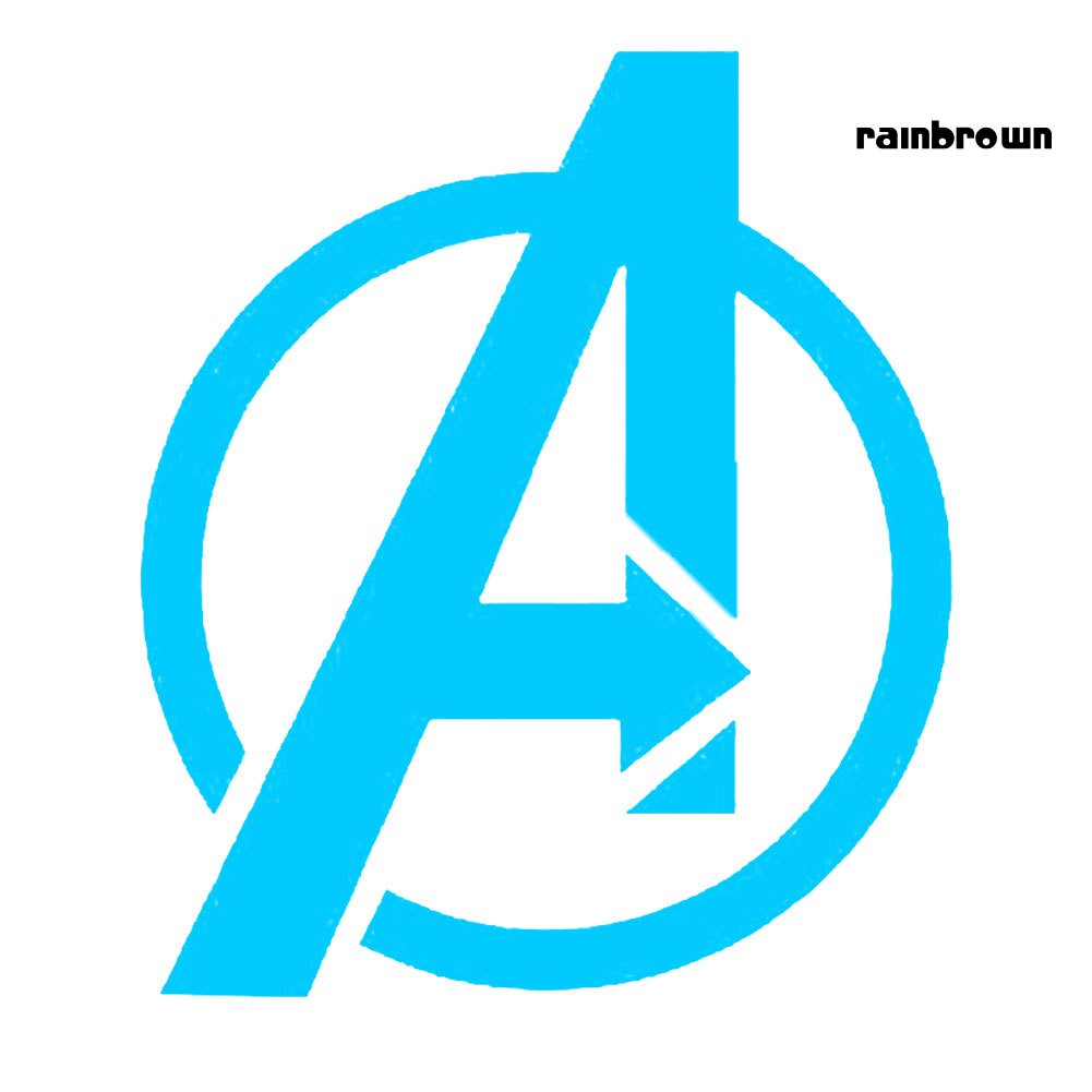 Miếng dán trang trí xe hơi / laptop hình logo nhân vật Avengers