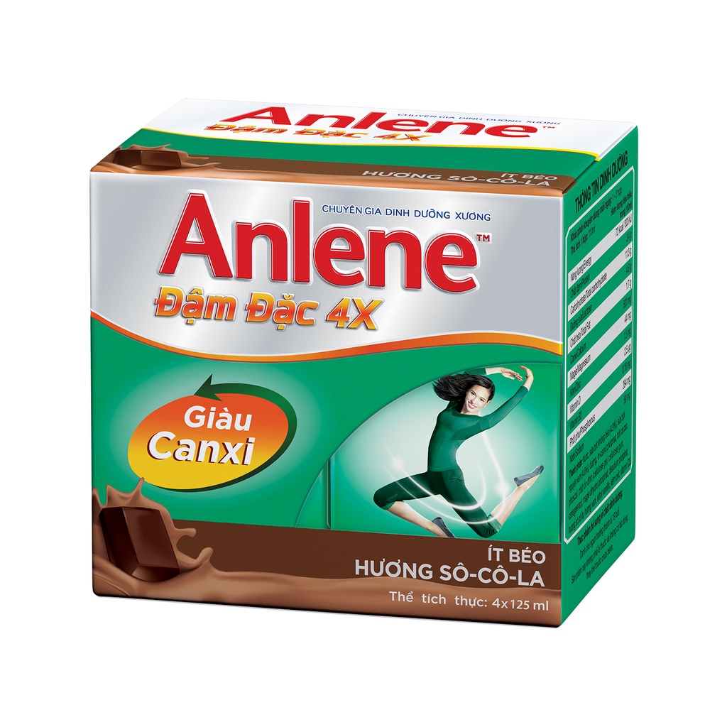 Sữa nước Anlene CONCENTRATE đậm đặc Lốc 4x125ml