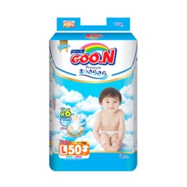 (Cắt tem/ko quà) Bỉm dán/ quần Goon Premium các size Nb70/S64/