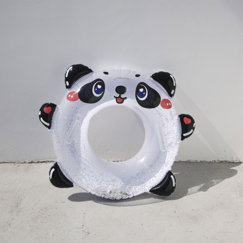 Phao Bơi Tròn Hình Gấu Trúc 27in 23 Inch Cho Bé