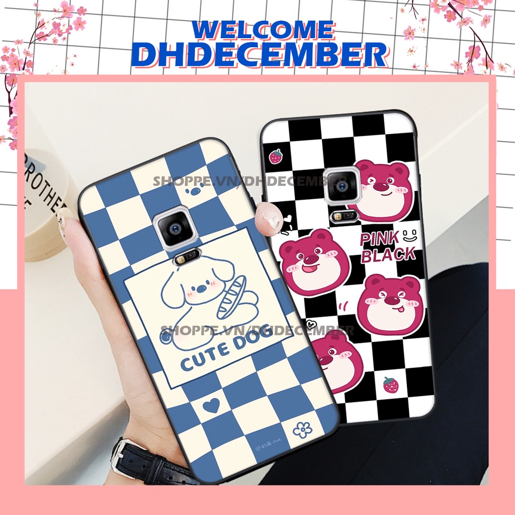 Ốp lưng Samsung Galaxy NOTE 4 in hình dễ thương- cute dog- n@sa RẺ-ĐẸP-CHẤT