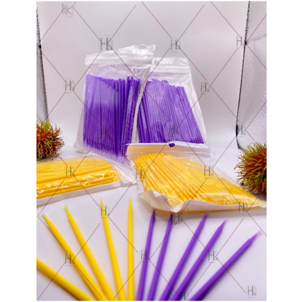 Tăm Bông Nhựa Bôi ,Nối Mi, Đính Đá Răng