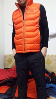 Áo ghile lông vũ 8501