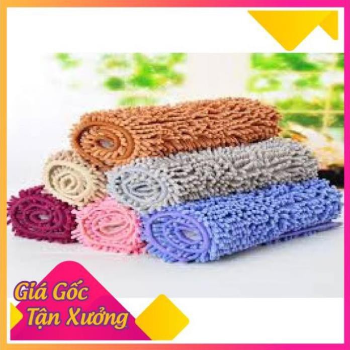 [HOT] Thảm Chùi Chân San Hô Đinh [Xả Kho] Siêu Thấm Nước,Chống Trơn Trượt Kích Thước 40cm x 60cm (Màu Ngẫu Nhiên)