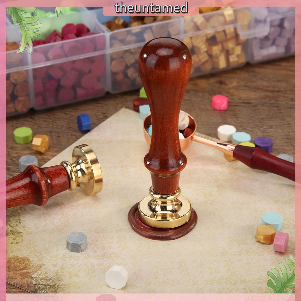 Đầu Con Dấu Niêm Phong Thay Thế Bằng Đồng Hình Chữ Tiếng Anh Kiểu Vintage Cổ Điển Diy 25mm