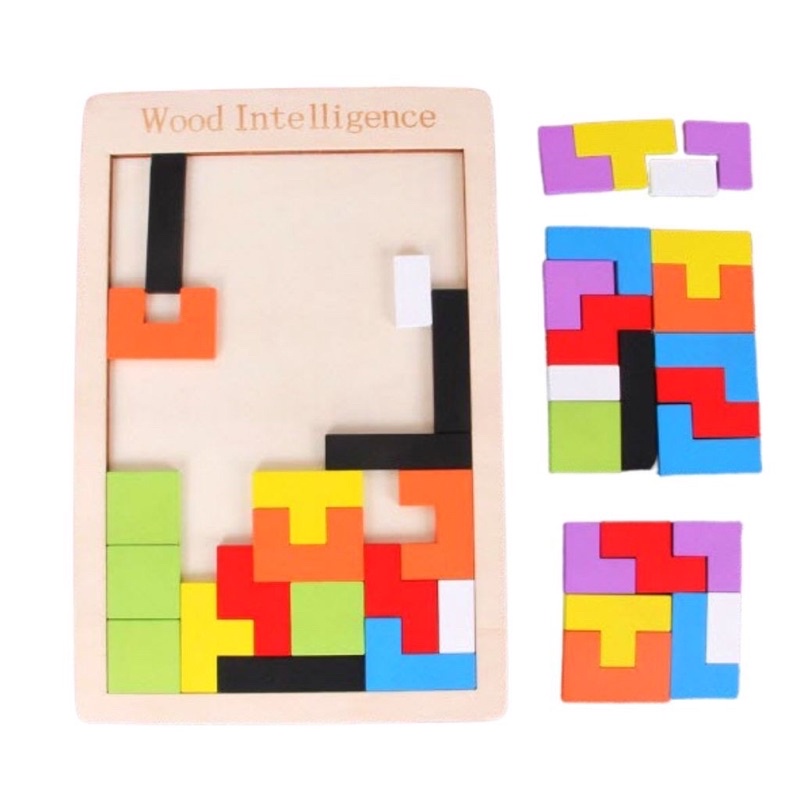 Xếp gạch tư duy bằng gỗ🌈Đồ chơi xếp hình Tetris🌈 Xếp gạch tư duy cho bé- Xếp hình tư duy bằng gỗ🌈 Bộ ghép hình gỗ tư duy