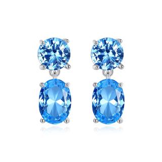 Bông tai đính đá topaz thời trang cho nữ SE0432