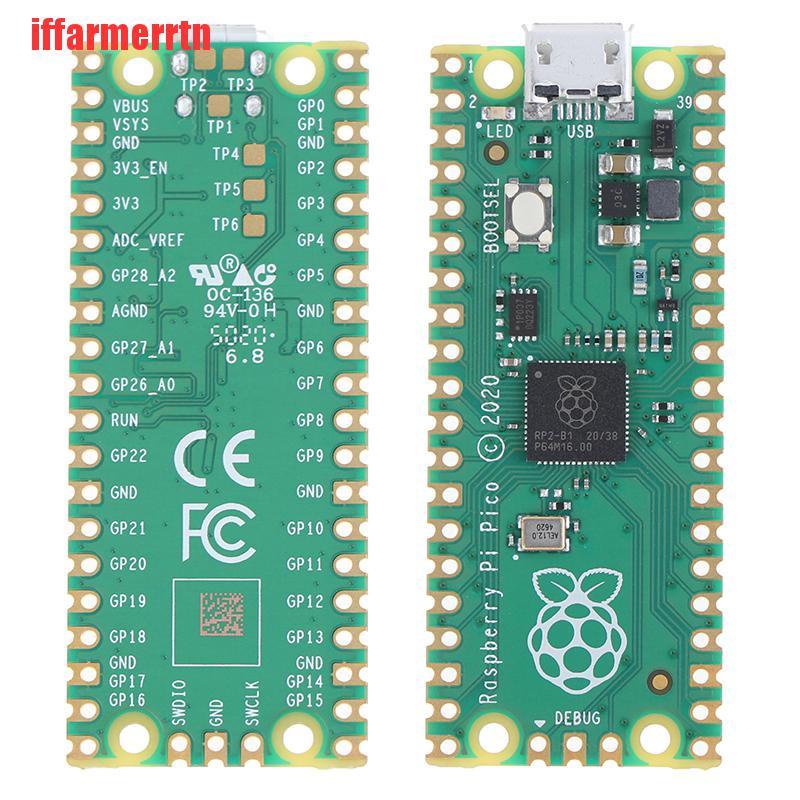 {iffarmerrtn}New Raspberry pi pico Microcontroller Development Singlechip Board Dual-core YRS