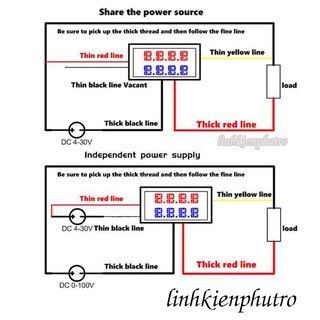 Đồng Hồ Đo Dòng Áp 4 Số 0~200V - 10A