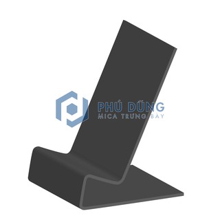 [COMBO 10 Kệ] Mica ĐEN Trưng Bày Điện Thoại (Ngang 10cm)