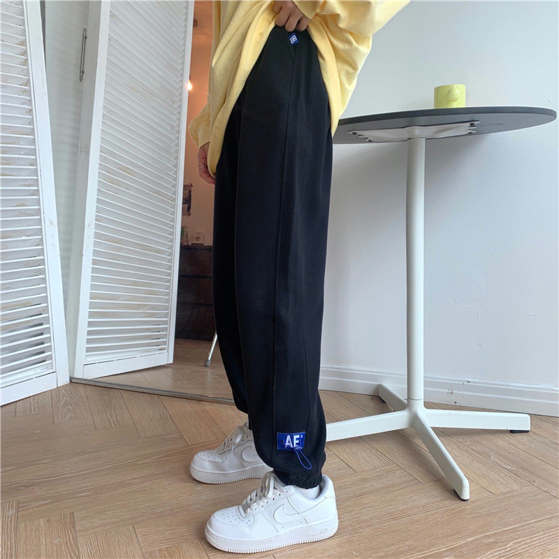 Quần thể thao dáng rộng phong cách Hàn Quốc trẻ trung thời thượng