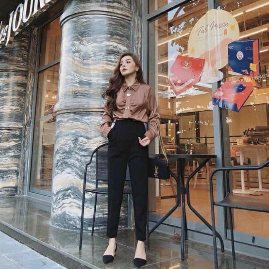 Quần tây baggy công sở nữ nhiều màu