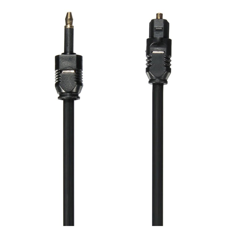 Dây cáp quang âm thanh SPDIF 2m đầu cắm 3.5mm chuyên dụng chất lượng#HA