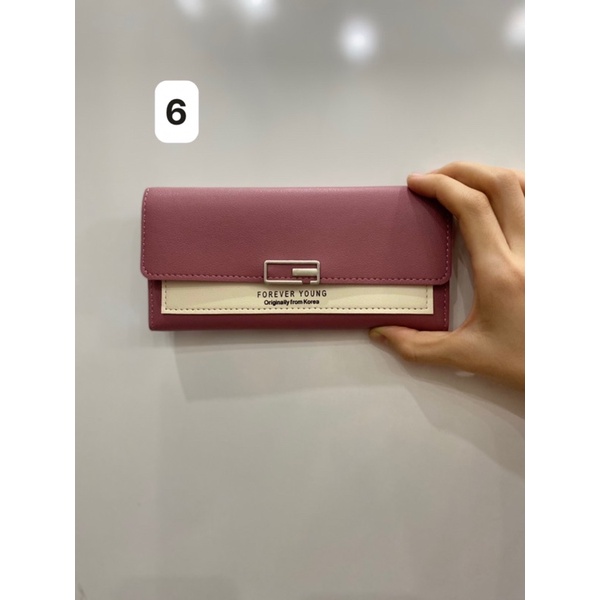 Ví nữ cầm tay da mềm, ví nữ dài tầm tay forever - SHEN STORE T0470