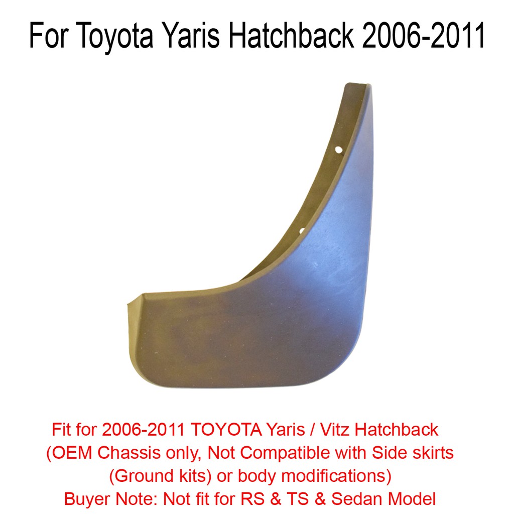 FENDER Tấm Chắn Bùn Phía Sau Cho Xe Hơi toyota yaris hatchback 2006 2007 2008 2009 2010 2011 fender101124